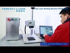 دستگاه علامت‌گذاری لیزر فیبر فلزی رومیزی Perfect Laser (PEDB-400B)
