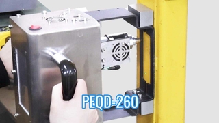 دستگاه علامت گذاری پین نقطه الکتریکی باتری دستی قابل حمل با صفحه نمایش لمسی LCD PEQD-260