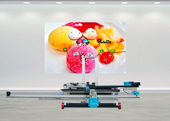 9600 دی پی آی ماشین چاپ دیواری Inkjet UV فضای پارکینگ نقاشی کف برای خاکستری کف