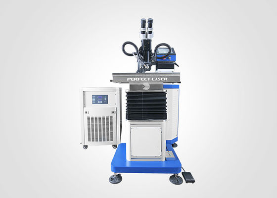 دستگاه جوش لیزری خنک کننده آب برای تعمیر قالب قابل حمل و قطر سیم 0.1mm-0.6mm